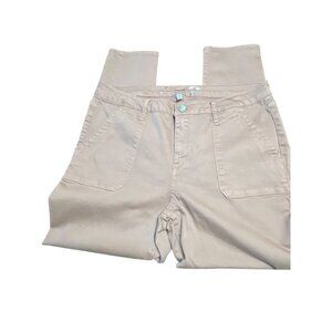 Seven7 Seven 7 Utility Ankle Skinny Jeans Pants Size 16 Khaki Tan